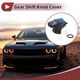 thumbnail image 2 of Cubierta de Pomo de Cambio Antideslizante Unique Bargains para Dodge Charger Challenger 2015-2023 Negro Azul Cuero Sintético, 2 of 6