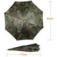 thumbnail image 1 of Diadema elástica Patrón de camuflaje Sol Lluvia Paraguas Sombrero Gorro para pesca Playa Golf Ejército Verde Manos libres Sombreros Sombra Jardinería Fotografía Paseo, 1 of 2
