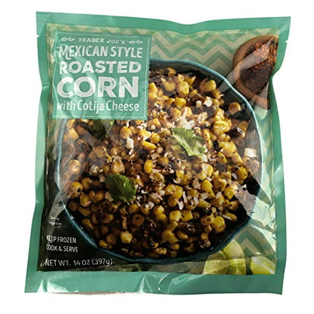 Trader Joe's Mexican Style Roasted Corn w/ Cotija Cheese (6 Pack