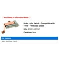 thumbnail image 2 of Brake Light Switch - Compatible with 1994 - 1999 GMC C1500 1995 1996 1997 1998, 2 of 2