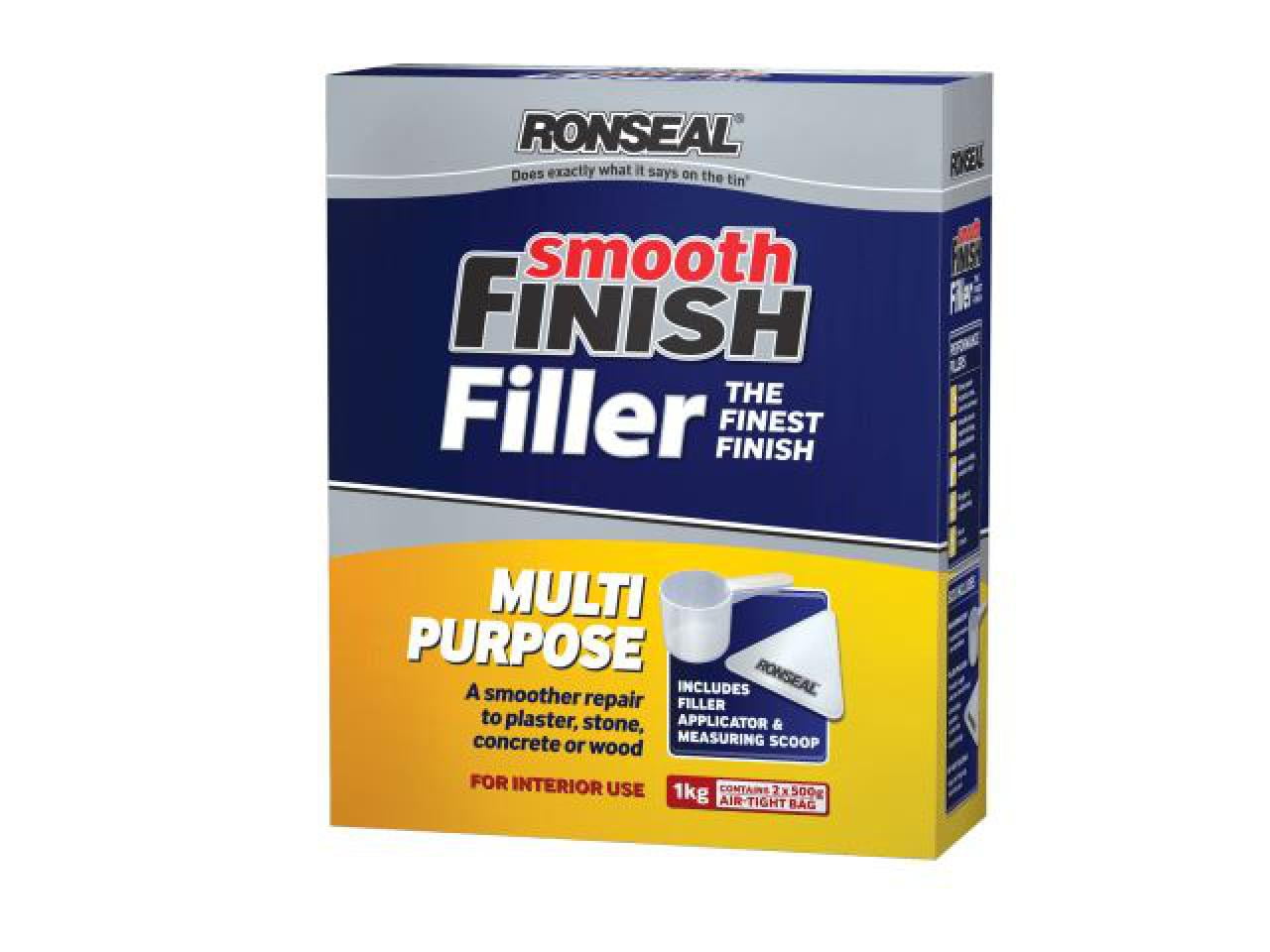 Ronseal Smooth Finish Multipurpose Wall Powder Filler 1kg