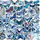 thumbnail image 1 of Juego de pegatinas de vinilo con estampado de mariposas azules, 50 unidades, 1 of 2