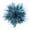 Ocean Blue, variant on ZUCKER™ Strung Rooster Dyed Furnace Saddle Feathers - 3 - 6" - 1yd - Tango Red