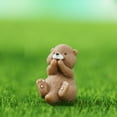 thumbnail image 1 of Adorable Miniature Figurine Resin Sculpture for Fairy Gardens Desktop Display Unique Home Statue, 1 of 3