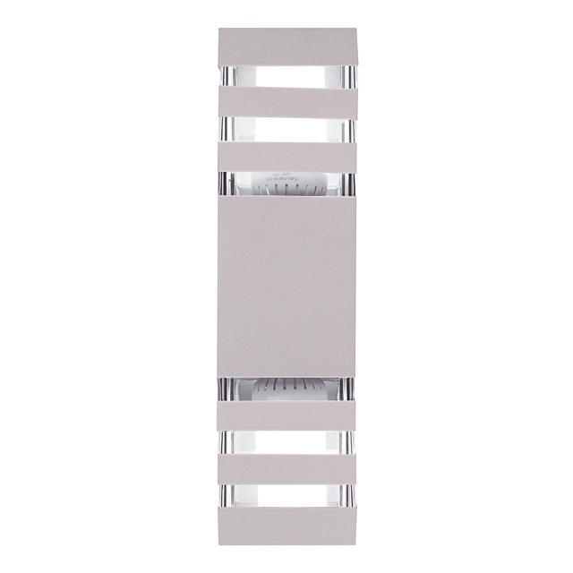 Moderno Impermeable Arriba Abajo Aluminio Cuboide Led Lámparas De Pared Doble Cabeza Lámpara De Pared Exterior E27 Enchufe Ac 85-240V Para Patio Jardín Porche Corredor Methold HA024335-02