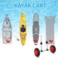 thumbnail image 2 of Soozier Universal Kayak Cart Trolley Trailer Transport w/ Strong Aluminum Frame, 2 of 9