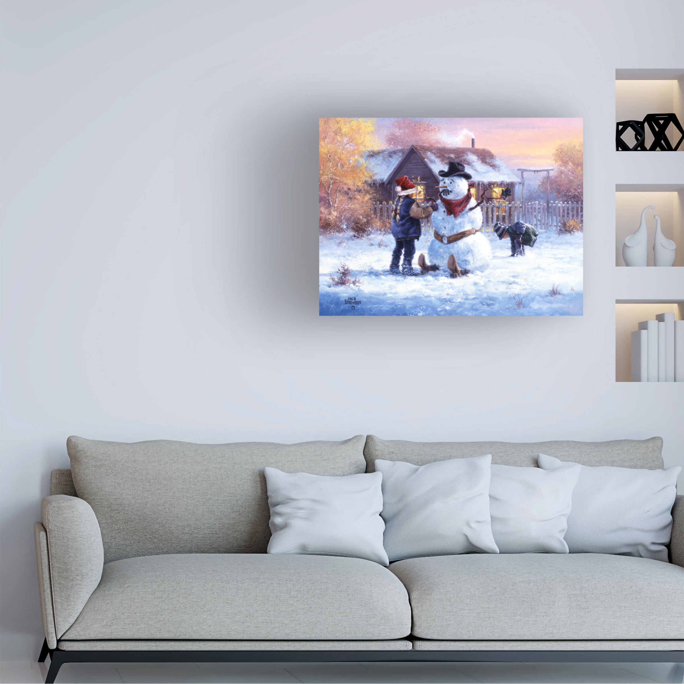 Jack Sorenson 'Gonna Be in Trouble' Canvas Art