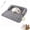 Gray, variant on Plush Cat Mat for Sofa, Cozy Pet Bed for Cats & Small Dogs, Soft Non Slip Cushion for Furniture Protection, M/L