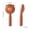 Brown, variant on ACDANC 2Pcs Cat Brush Painless Cat Brush for Shedding Rounded Anti-Static Cat Grooming Supplies,Brown