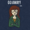 thumbnail image 2 of Men's Daria Go Away Face  Graphic T-Shirt, 2 of 4