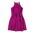 thumbnail image 1 of bar III Robe Trapèze à Taille Nouée pour Femmes, Rose, Grand, 1 of 2