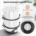 thumbnail image 5 of SUGIFT Hot Towel Warmer for Facials, Holds 18 Towels, Towel Steamer, 60 Min Auto Shut Timer, 2-Layer Baskets for Spa, Black, 5 of 10