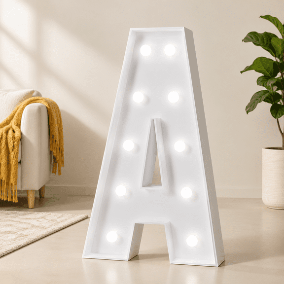 4ft Marquee Letters Large Light Up A For Party Decor