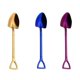 thumbnail image 3 of Gold stainless steel 304 small shovel spoon gold-plated tableware, 3 of 4