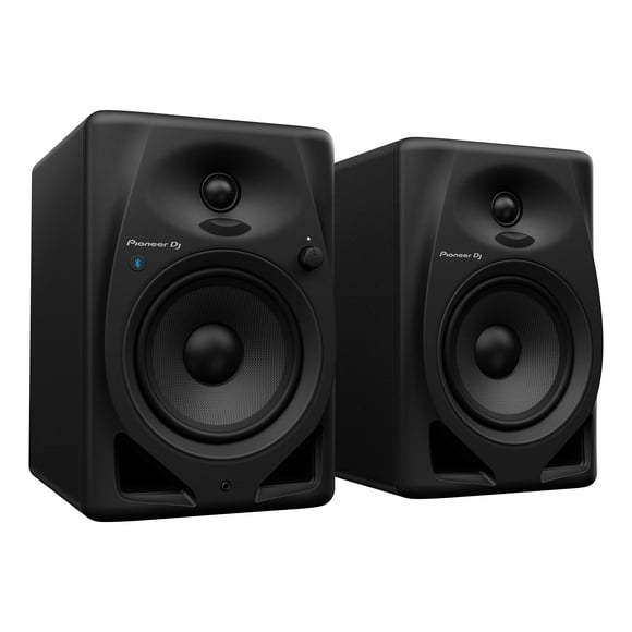 Pioneer DJ DM-50D-BT Par de altavoces de monitor activo de escritorio de 5 pulgadas con Bluetooth - Negro