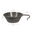 thumbnail image 3 of Arghm Outdoor Camping Bowl,6.5x2.95x1.77in,Plastic with Stainless Steel Handle,Drop-proof,Colorful,Insulated, 3 of 7
