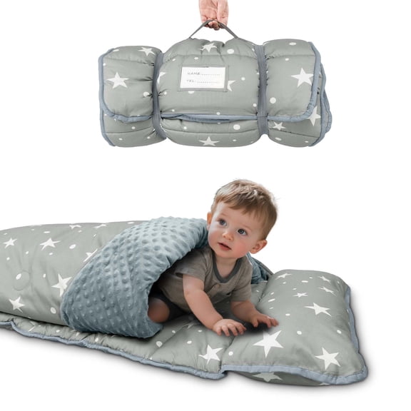 Primlect Nap Mat, 55" x 22" x 2", Thickened Sleeping Bags with Removable Pillow, for Daycare