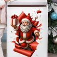 thumbnail image 6 of Cheapark Christmas Santa Claus Wall Stickers - Removable Decals For Home Walls, Enhancing Holiday Party Ambiance, 6 of 8