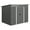 Dark Grey, variant on Outsunny 8.5' x 6' Garden Storage Shed with Skylight, Dark Green