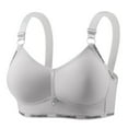 thumbnail image 2 of Otvok Bras for Women, Woman Thin And Comfortable Fixed Cup Bra without Rims Gathers Breathable Underwear Daily Bra, 2 of 6