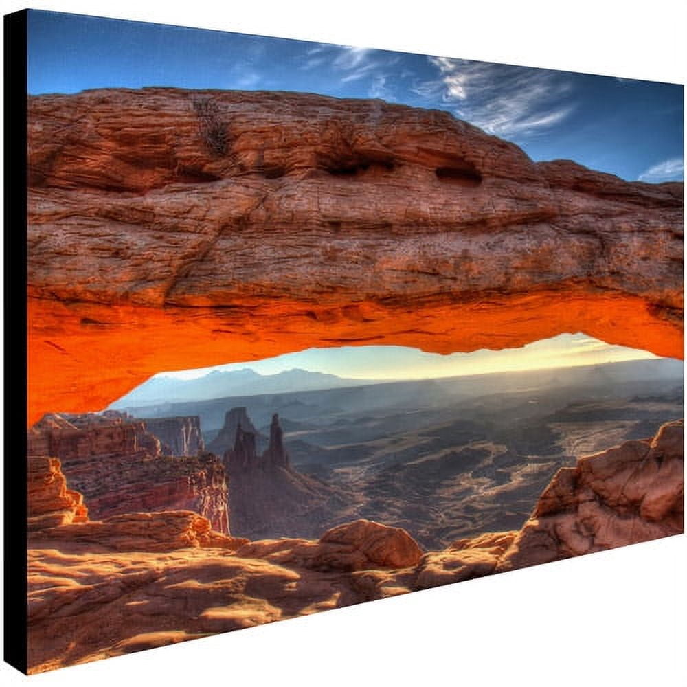 Trademark Fine Art "Mesa Arch Sunrise" Canvas Art by Pierre Leclerc