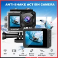 thumbnail image 2 of Cámara de acción 5K30FPS 4K60FPS 48MP 2,0 LCD táctil EIS pantalla Dual Wi-Fi 170D DVR cámara web impermeable 30M 5X Zoom cámara deportiva, 2 of 4