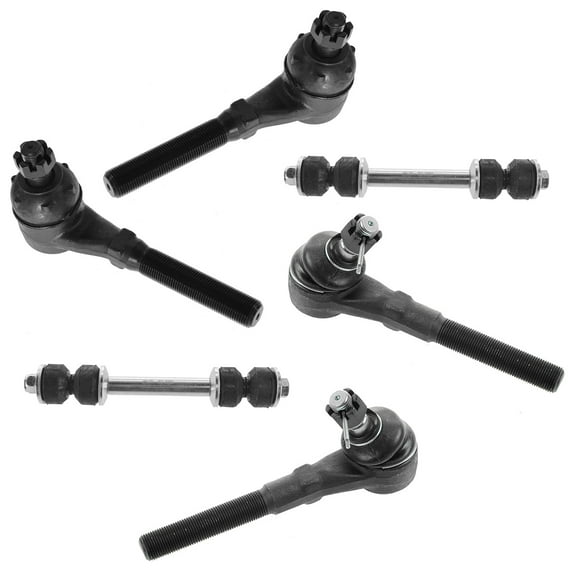 TRQ 6 pc Steering & Suspension Kit Tie Rods & Sway Links for Ford Pickup SUV New PSA59168
