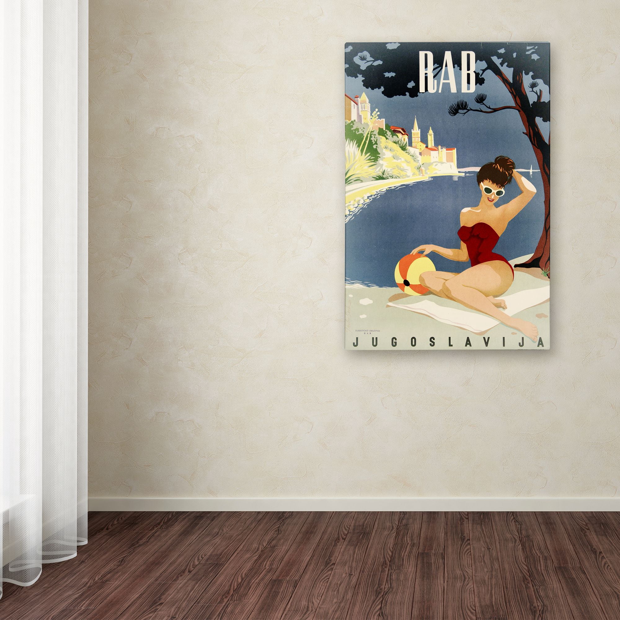 Trademark Fine Art 'Yugoslavia' Canvas Art by Vintage Apple Collection