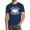 Navy, variant on TrendOFT Shirts for Men Graphic Tees Casual Crew Neck Letter Graphic Short Sleeve Loose Comfortable Breathable Daily Street Everyday Apparel Mens Tops Navy L