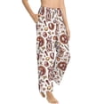 thumbnail image 2 of Uemuo Rabbit And Egg Pattern Women's Wide Leg Palazzo Lounge Pants with Pockets Light Weight Loose Comfy Casual Pajama Pants-X-Large, 2 of 9