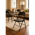 thumbnail image 6 of Mainstays All-Steel Metal Folding Chair, Black, 6 of 10