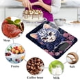 thumbnail image 4 of Cat Flowers Floral Food Scale Digital Kitchen Scale Waterproof Tempered Glass Tare Function 11 lb for Baking Cooking Meal Prep, 4 of 7
