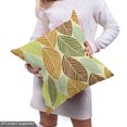 thumbnail image 4 of Ambesonne Leaves Fabric by the Yard Upholstery, Soft Colored Autumn Foliage, 2 Yards, Multicolor, 4 of 4