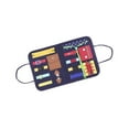 thumbnail image 1 of Folding Felt Cloth Busy Board Motor Skills Educational toddler activity board Learning Toys Gift, 1 of 9