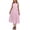 Pink, variant on CIENVNSTG Women's Fashion Dress A-Line Classic Breathable Summer Dress Flowy Eye-Catching Party Dress