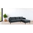 thumbnail image 2 of K Living Brayden Fabric Sectional in Charcoal Grey, 2 of 7