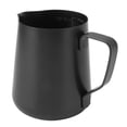 thumbnail image 3 of Jarra para espumar leche, jarra de leche humeante de café de acero inoxidable 304, taza para crema con báscula para cafetería, cocina, 350ML, 3 of 5