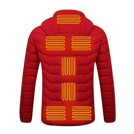 For Riding Heated Clothing Heated Coat Via Outdoor Skiing Fishing Women s Coat Night Light Jacket Sweater Women thumbnail