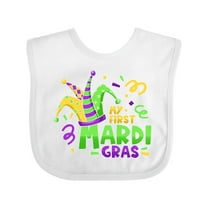 Inktastic My First Mardi Gras-jester Hat Boys or Girls Baby Bib
