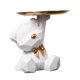 thumbnail image 1 of Bandeja para guardar llaves con forma de oso, escultura de animal, organizador de mesa, joyero Blanco, 1 of 9