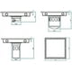 thumbnail image 2 of Pcs Stainless Steel Floor Drain15Cm*15Cm Square Filter Deodorant Anti Backflow Water Leakage 15Cmb, 2 of 5