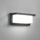 thumbnail image 1 of Moderna lámpara de pared LED para exteriores, 12 W, impermeable, IP65, iluminación de aluminio antracita, luz decorativa para patio, jardín, terraza, pared cerrada, camino, patio, 1 of 5