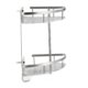 thumbnail image 5 of Matsuzay Estante de ducha de esquina para baño, estante de baño de aluminio espacial de 2/3 capas, juego de accesorios, estante extraíble Juegos de accesorios de baño No.01 Matsuzay HA025603-01, 5 of 6