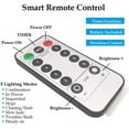 thumbnail image 6 of Asisol Fairy Lights, 33ft 100 LED Battery Operated Waterproof String Lights with Remote, Timer & 8 Lighting Modes for Indoor Outdoor Wedding Party Decorations, Warm White, 6 of 7