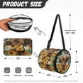 thumbnail image 7 of ZIATUBLE Sunflower Cow Toilet Paper Dispenser Cow Print Hanging Paper Towel Holder with Smooth Zipper Roll Paper Towel Storage Case Reusable Paper Pouches for Easy Storage and Carrying, 7 of 7