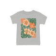 thumbnail image 2 of Tropical Floral Art Print Youth's T-shirt, 2 of 3