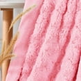 thumbnail image 6 of HAITRAL 2-in-1 Pillow Blanket for Home and Travel Little Rose Pink, 6 of 6