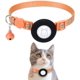 thumbnail image 1 of Collar Airtag para gatos, collar reflectante para gatitos con soporte Airtag, 0,4 pulgadas de ancho (naranja), 1 of 5