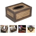 thumbnail image 6 of YSNOOWE 1Pack Simple Design Bamboo Woven Tissue Organizer Removable Bottom Board for Home Decor, 6 of 8