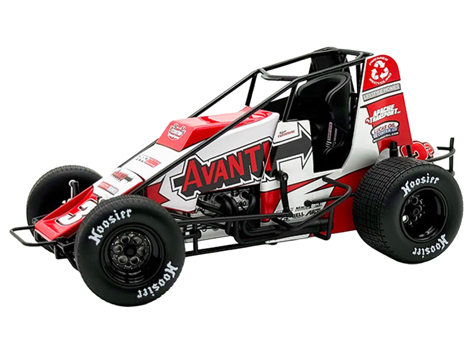 Acme A1810125 Midget Sprint Car No.39 Logan Seavey Victory Fuel